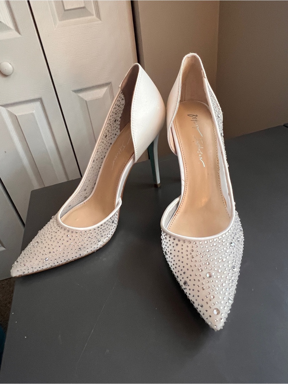 White Betsey Johnson Wedding Pointed Toe Heels